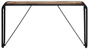 247865 vidaXL Masă consolă, 140 x 35 x 76 cm, lemn masiv reciclat