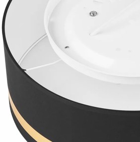 Plafonieră SIRJA STRIPE 2xE27/15W/230V d. 35 cm negru