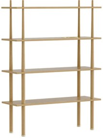 Sistem modular de rafturi în culoare naturală cu aspect de lemn de stejar 110x148 cm Stories – UMAGE