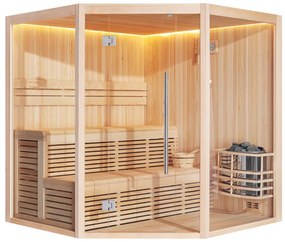 Sauna finlandeza Nordic Repose Corner 200x200x210cm