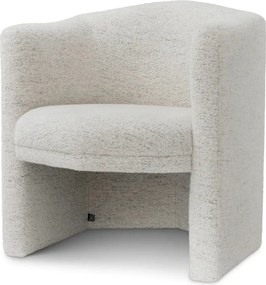 Fotoliu elegant design LUX Watertown, Seashell off white