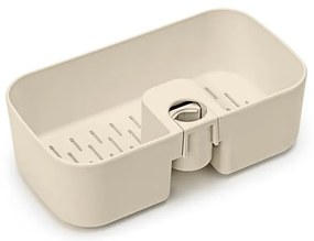 Organizator pentru dus Brabantia ReNew 1006272, 7.5x13.3x24.4 cm, Orificii scurgere apa, Rezistent la coroziune, Bej