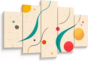 Tablou - Ilustrație colorată minimalistă (150x105 cm)