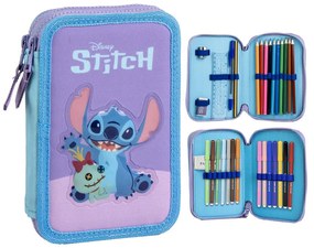 Disney Lilo și Stitch Scrump penar umplut cu 2 niveluri