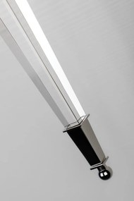 Aplica de perete design elegant RUSKIN nichel lucios