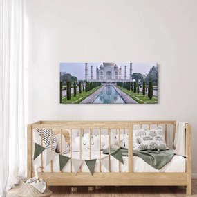 Tablou - Taj Mahal în răsăsrit de soare (120x50 cm)