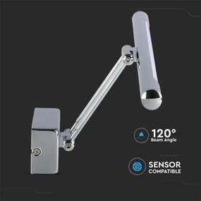 Aplică LED pentru oglindă LED/13W/230V 3000K 64cm crom