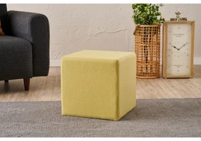 Taburet CUBI 40x40 cm galben