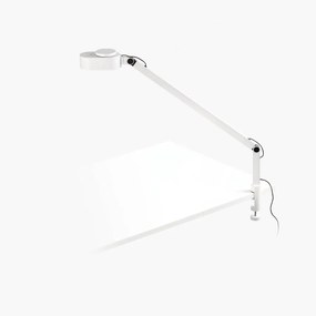 Veioza LED dimabila / Lampa de birou cu clips design ultra-modern INVITING alba