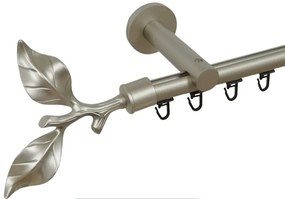 Galerie simpla prindere perete teava profil 19 mm galaz crom mat (Alege marime: 240 cm)
