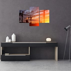 Tablou - Șantier de construcții (90x60 cm)