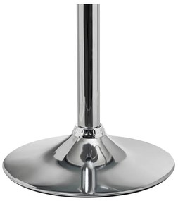 Scaune de bar negre cu înălțime ajustabilă 2 buc. din imitație de piele (înălțime șezut 56,5 cm) – Casa Selección