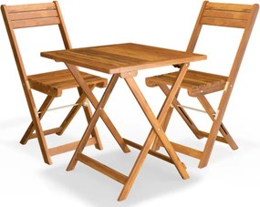 Mobilier de balcon VITEK, 1+2, maro natural Casaria