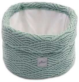 Cos tricotat Jollein 14 x 18 cm, Ash-Green