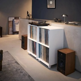 Etajeră pe roți albă din metal 40x73x38 cm Tower – YAMAZAKI