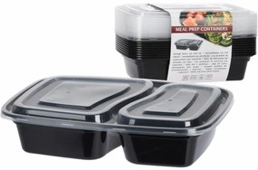 Excellent Houseware Set de recipiente din plastic1200 ml, 10 bucăți