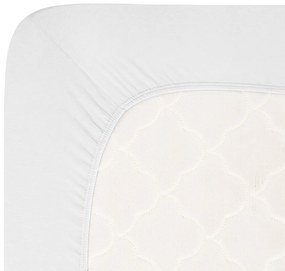 Cearșaf de pat 4Home jersey  Lycra alb, 90 x 200 cm
