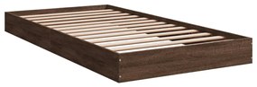 842076 vidaXL Cadru de pat, stejar maro, 90x190 cm, lemn prelucrat