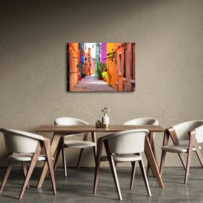 Tablou cu străduță colorata italiană (70x50 cm)