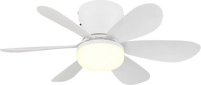Lustra LED cu Ventilator si telecomanda DELORES alb
