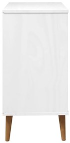 Servanta, alb, 76,5x40x80 cm, lemn masiv de pin 1, Alb
