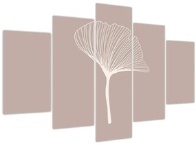 Tablou - Frunze bej N⁰5 (150x105 cm)