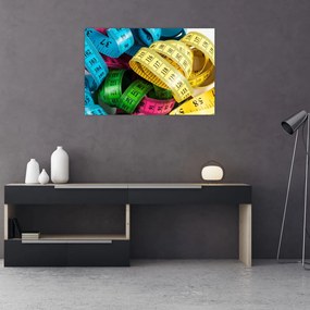 Tablou cu metri colorați (90x60 cm)