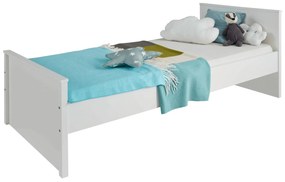 Pat de o persoană 90 cm Otis 90 (alb). 1065254