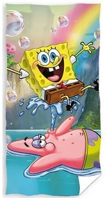 Prosop pentru copii Sponge Bob Waterfall , 70 x140 cm