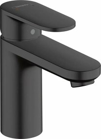 Baterie lavoar Hansgrohe Vernis Blend 100 negru mat cu ventil Pop-Up