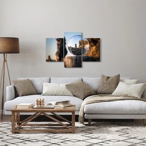 Tablou cu lupa și peisaj (90x60 cm)