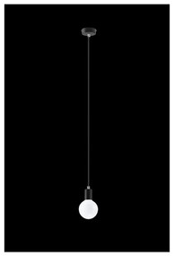 Lustră Sollux Bombilla Black, negru