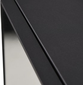 kleankin Dulap cu oglindă, 3 rafturi, balamale moi, carcasă din oțel, negru, 40 x 15 x 60 cm | Aosom Romania