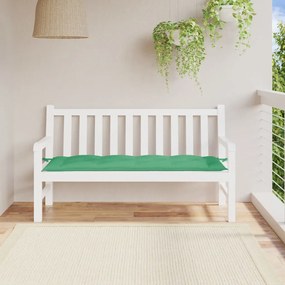 vidaXL Pernă bancă de grădină, verde, 150x50x7 cm, material oxford