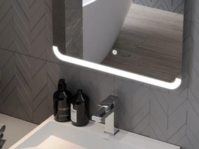 Mexen Nida oglindă de baie iluminată 120 x 80 cm, LED 6000K, anti-aburire - 9806-120-080-611-00