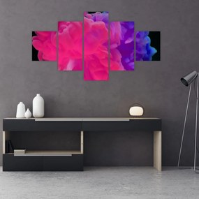 Tablou cu fum colorat (125x70 cm), în 40 de alte dimensiuni noi