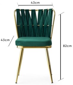 Set scaune (4 bucati) Kusaklı - 206 V4