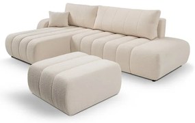 Taburet DESIO 82x75 cm, bej, design modern, confortabil