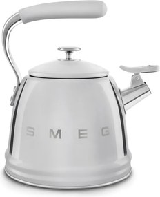 Ceainic cu fluier Smeg WKF01SS, 2,3 l, Inducție, Maner rece, Otel, Argintiu