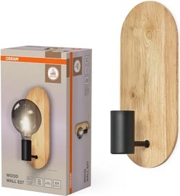 Osram - Lampă de perete DECOR WOOD 1xE27/8W/230V lemn de cauciuc