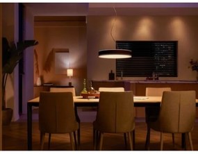 Lustră LED pe cablu dimabilă Hue LED/33,5W/230V 2200-6500K neagră Philips