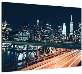 Tablou - Oraș de noapte (70x50 cm)