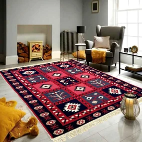 Covor Tesut Traditional, 2 fete, 60x200 cm, CTT303