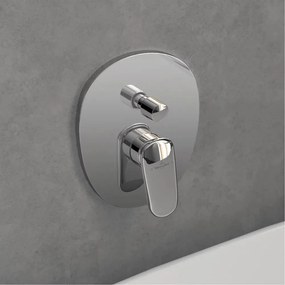 Baterie cada-dus incastrata Villeroy&Boch Antao crom lucios fara corp ingropat