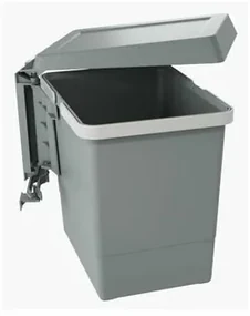 Coș de gunoi încorporat Elletipi SWING - pe ușă, 15 l, 15 l