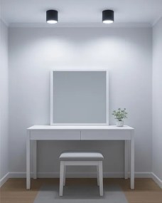 Spot LED, 10W, 230V, 3000/4000/6400K, diametru 12 cm, negru