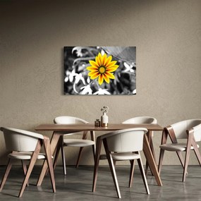 Tablou cu floare galbenă (90x60 cm)