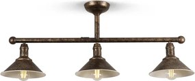 BRILAGI - Lustră pe tijă FORGE 3xE27/60W/230V patină/cupru