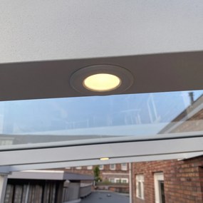 Set de 5 spoturi încastrate moderne albe, inclusiv LED IP67 - Linsey