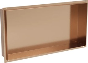 Mexen X-Wall-NR raft de nișă fără fațetă 60 x 30 cm, cupru periat - 19C1603010